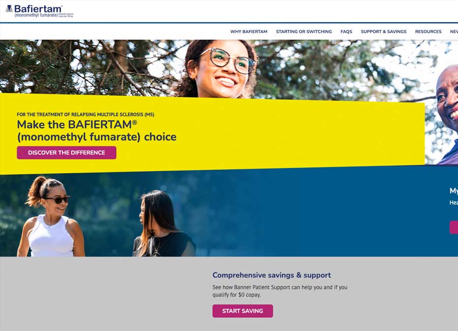 Thumbnail image of Bafiertam website