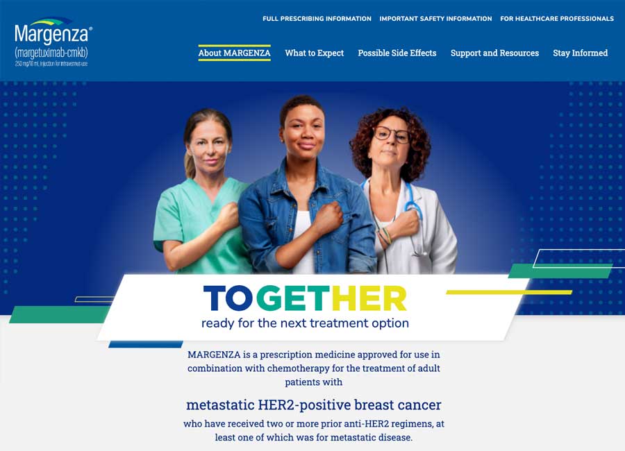 Thumbnail image of Margenza website